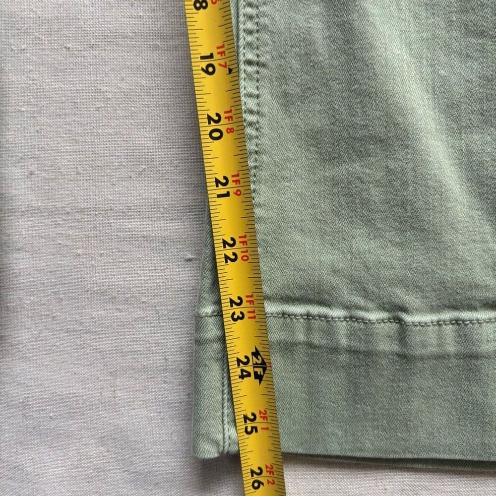 Anthropologie Pilcro & the Letterpress High Rise Flare Jeans Green 28 - Picture 11 of 12